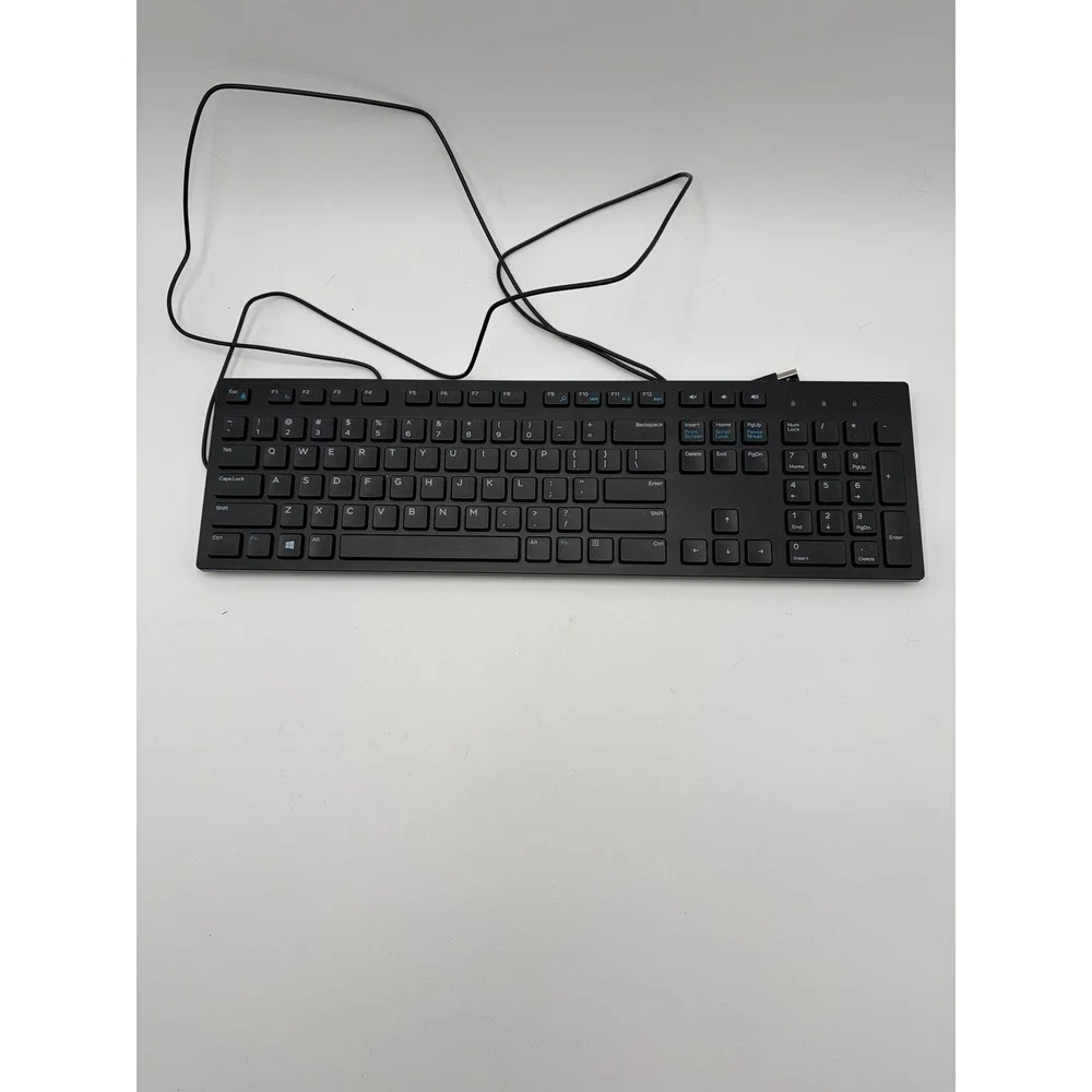 Dell KB216 Wired Keyboard Unisex OS‎ Black Good Chiclet USB Full Size QWERTY